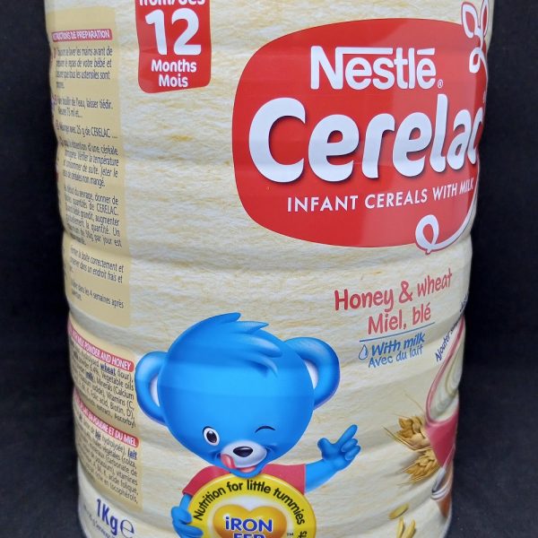 NESTLE CERELAC (UK) FROM 12 MONTHS HONEY & WHEAT 1 KG